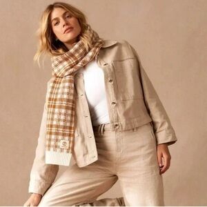 Timberland plaid Scarf, NWT